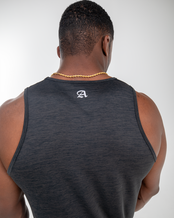 100% Made in USA Tank Top Midnight Grey