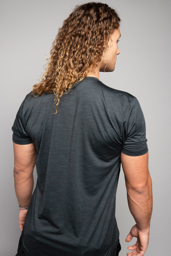 American Made Mens Lightweight Quick Dry T Shirt -  Jet Green