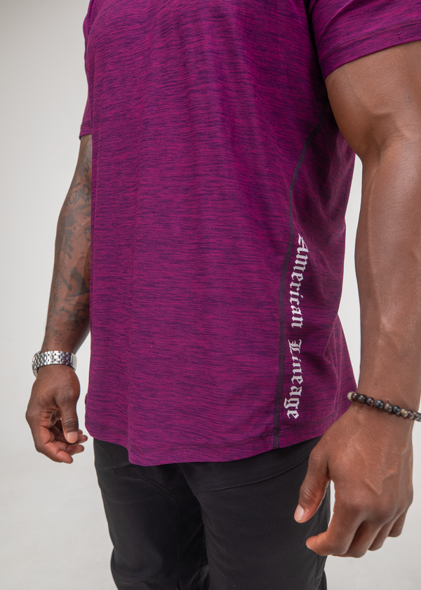 American Made Moisture Wicking Tee Shirts - Royalty Purple