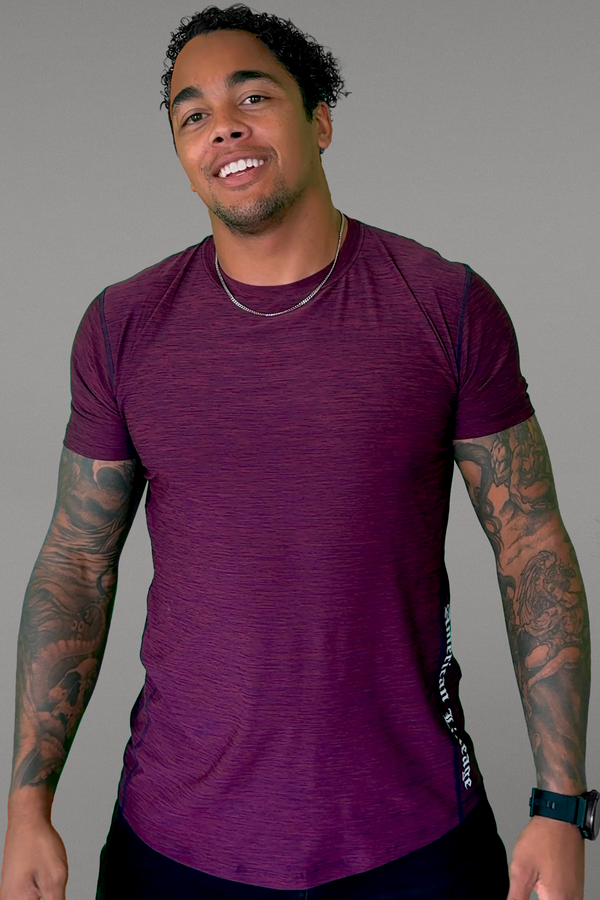 Athleisure Ultra-Soft Tee (Royalty Purple) | Made in the USA