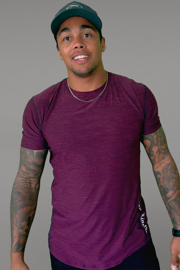 Athleisure Ultra-Soft Tee (Royalty Purple) | Made in the USA