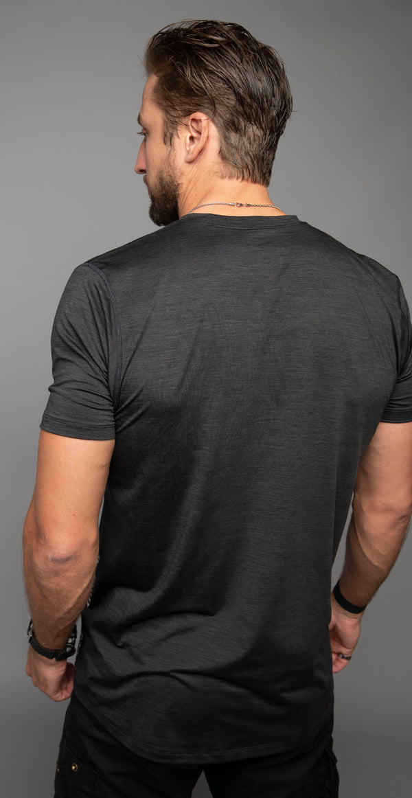 Athleisure Ultra-Soft Tee (Midnight Grey) | Made in the USA