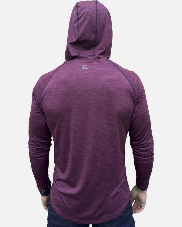 100% Made in USA Athleisure Hoodie (Burgundy)