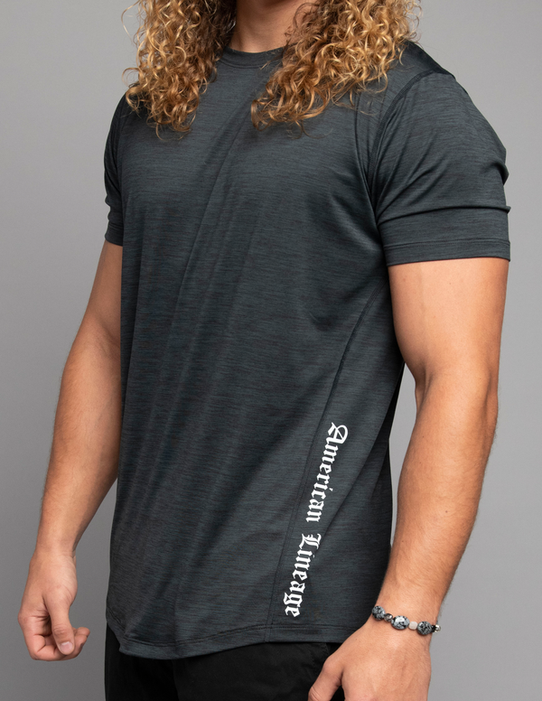 Athleisure Tee (Jet Green) Manufactured in San Diego from El Salvador Yarns