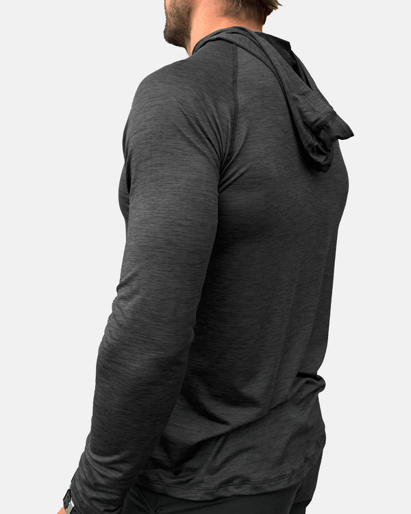 100% Made in USA Athleisure Hoodie (Midnight Grey)