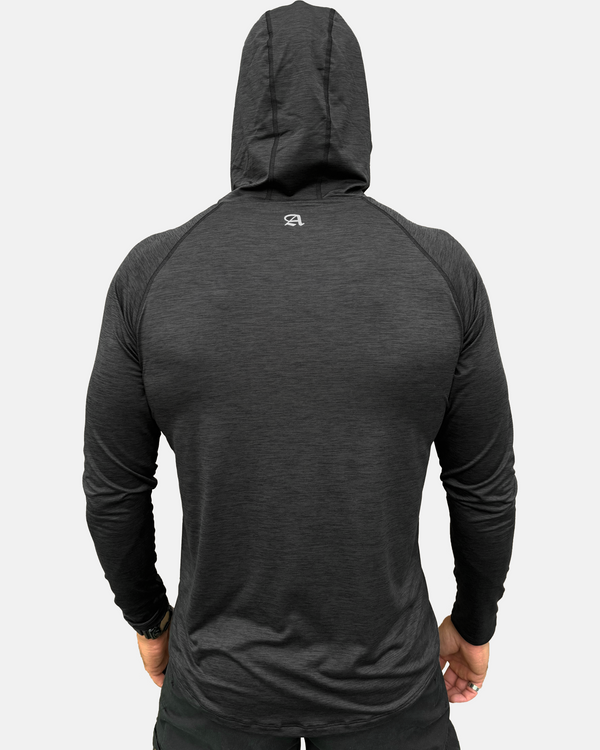 100% Made in USA Athleisure Hoodie (Midnight Grey)