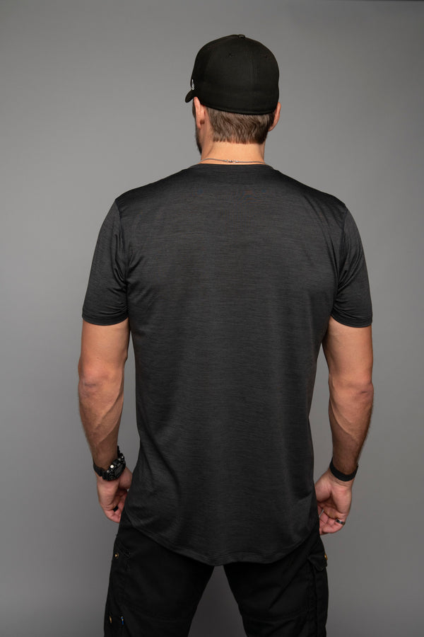 Athleisure Ultra-Soft Tee (Midnight Grey) | Made in the USA