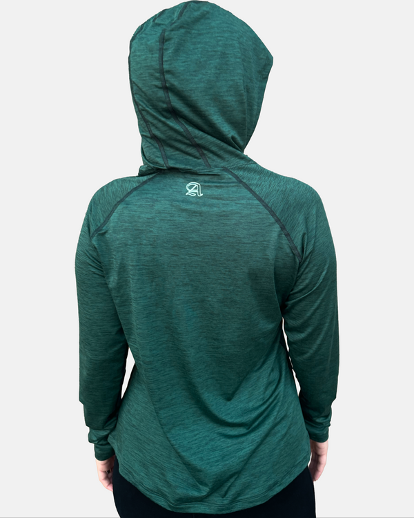 100% Made in USA Athleisure Hoodie (Scarab Green)