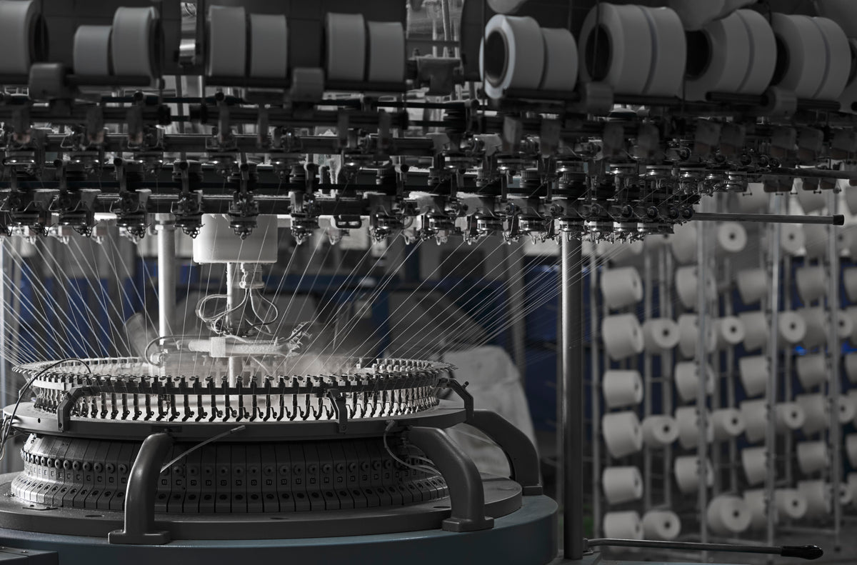 Circular knit textile machinery