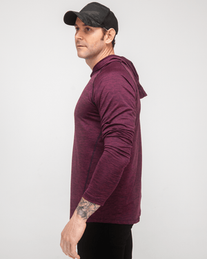 Performance Hoodie (Burgundy) - American Lineage